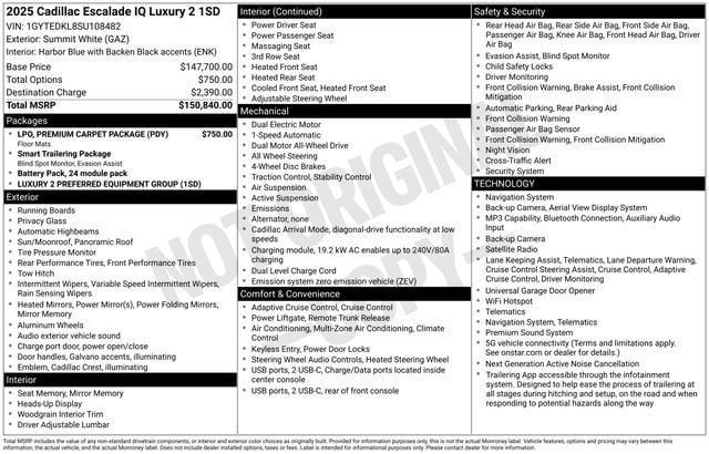 cadillac escalade iq 2025 1GYTEDKL8SU108482 image cadillac escalade iq 2025 1GYTEDKL8SU108482 image